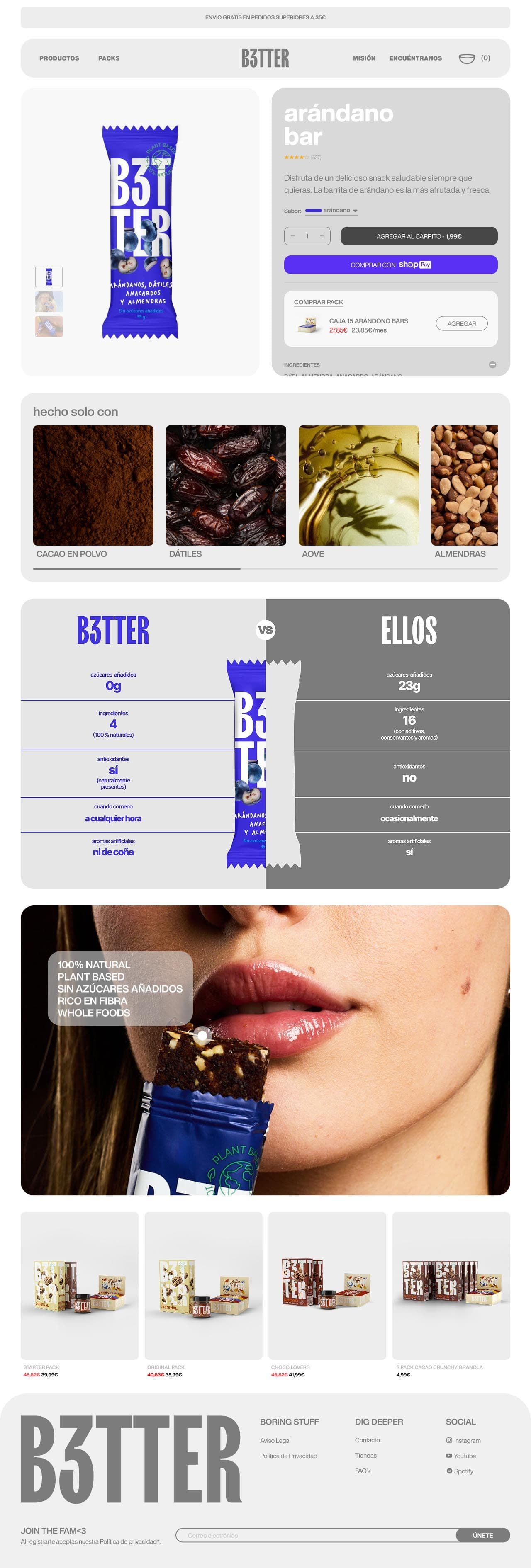 B3tter | Ecommerce Design