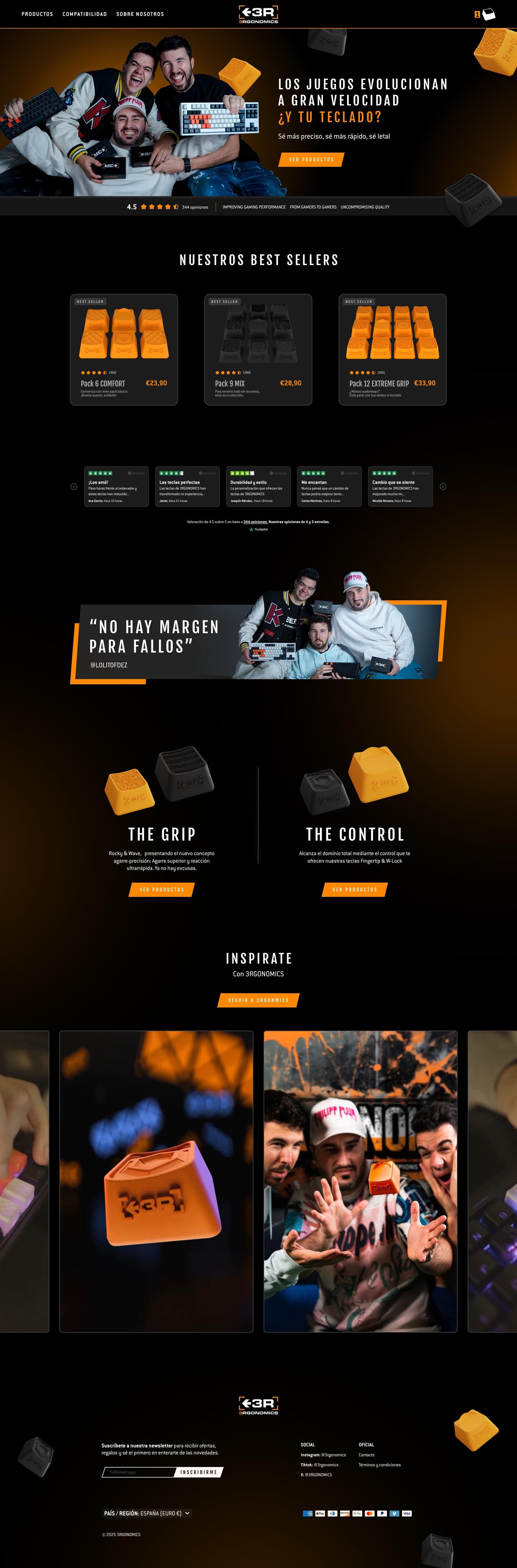 3ERGONOMICS | Ecommerce Design