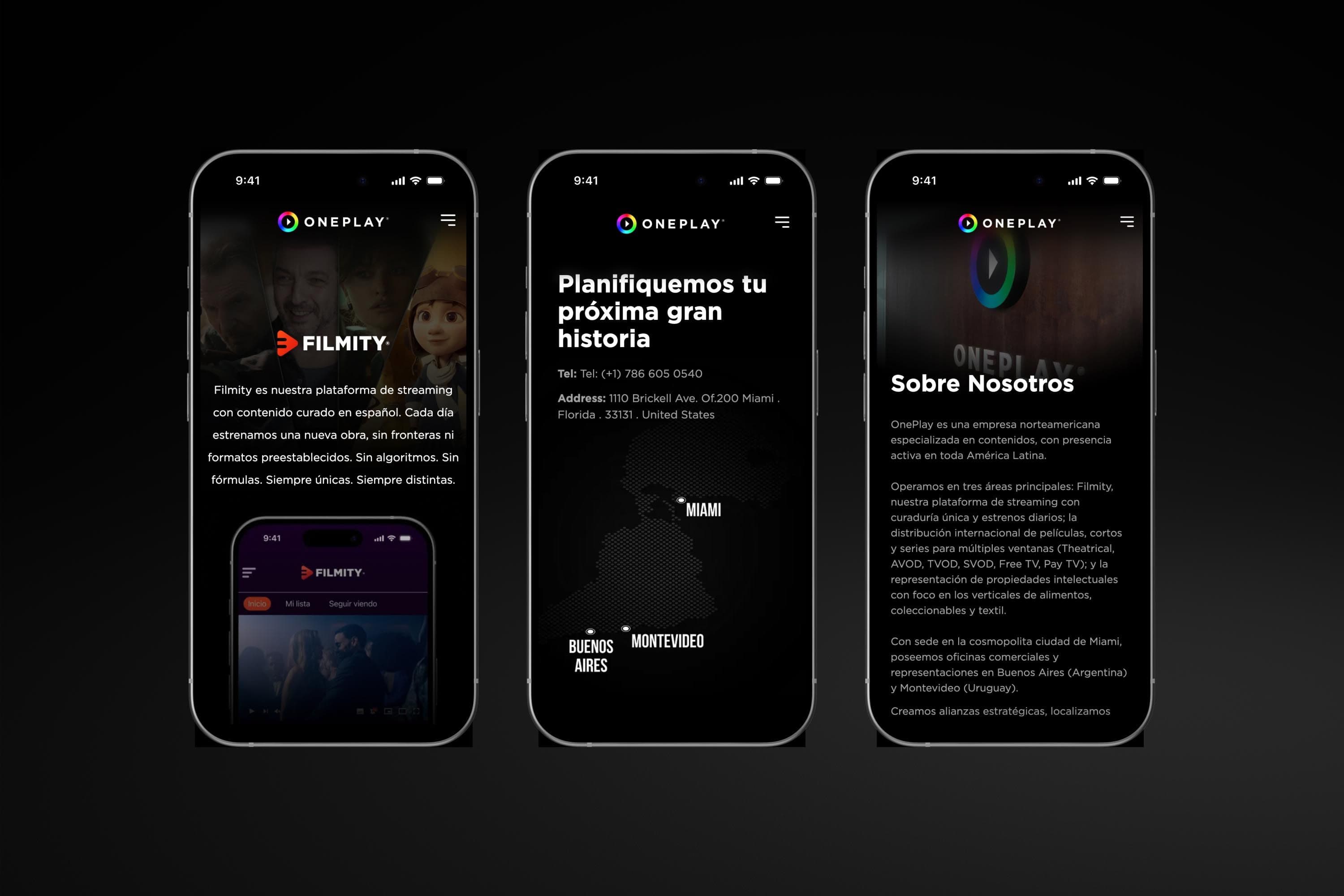 ONEPLAY | Web Design